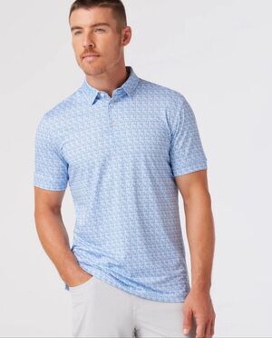 NWT Mizzen + Main The Versa Polo Carts And Coctails Golf Polo Size XXL